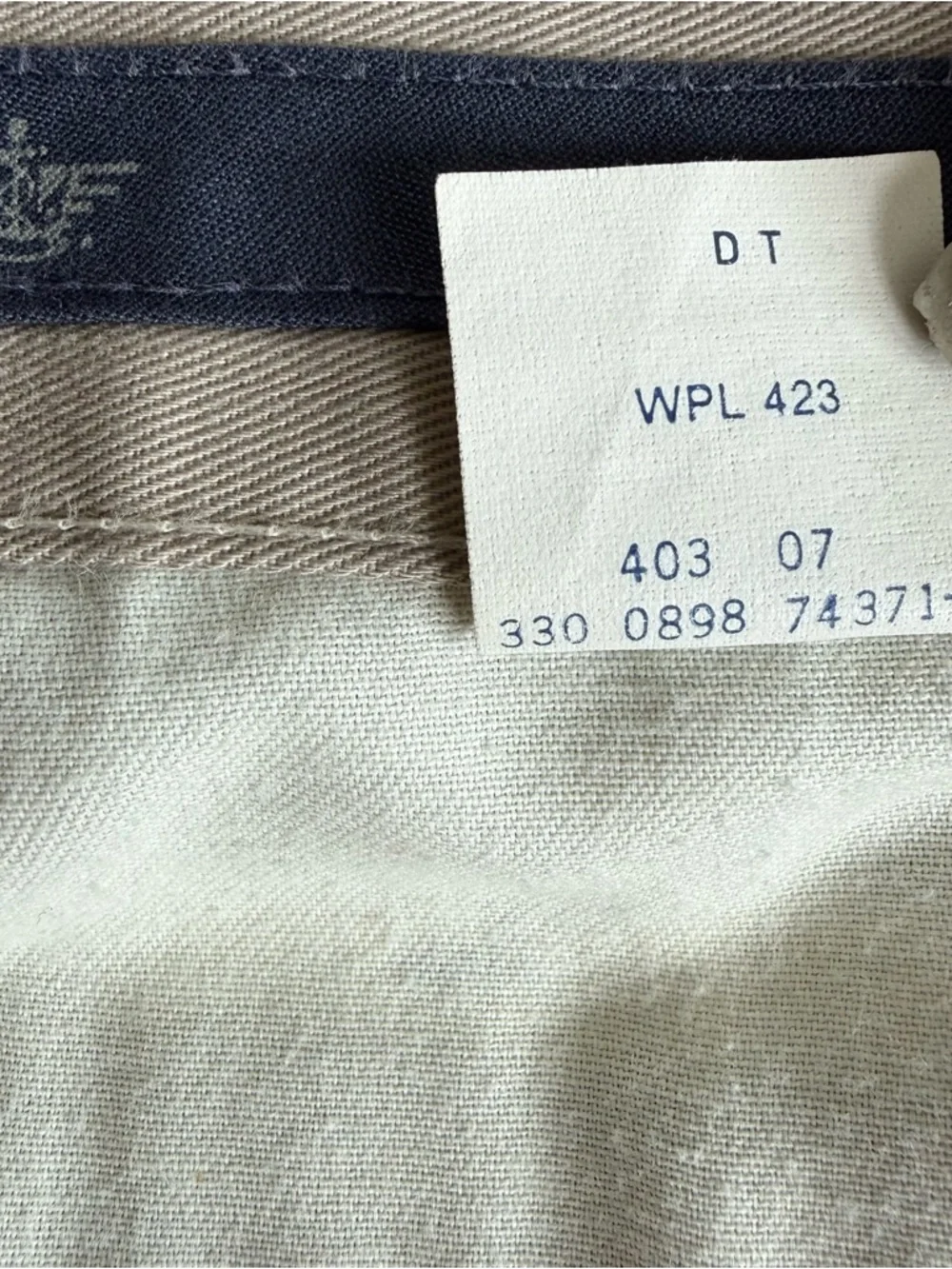 Vintage 90s Dockers Beige Pleated Trousers ~ Size 35 x 28 - Picture 7 of 8